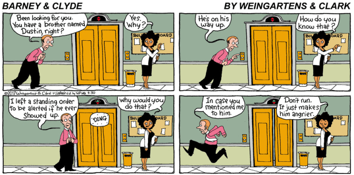 June20 barney and clyde and dustin