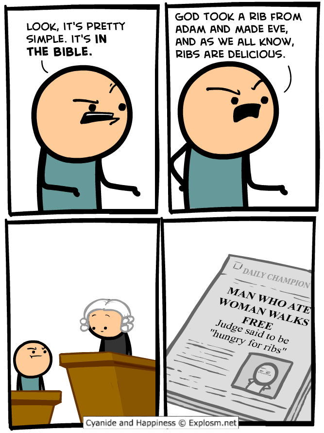 cyanide and ribs
