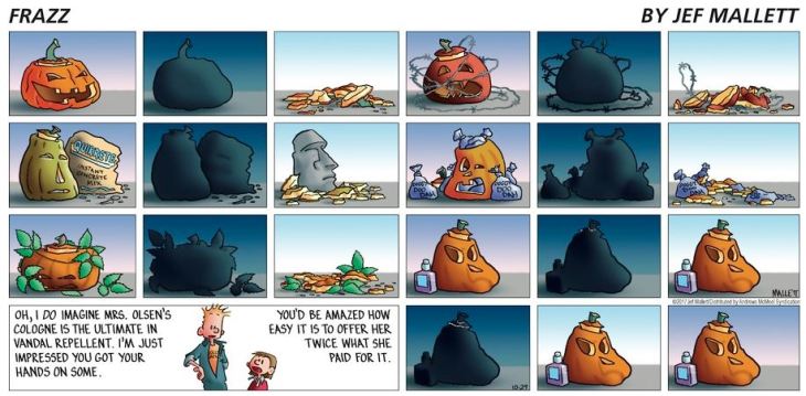 oct26 frazz o lantern