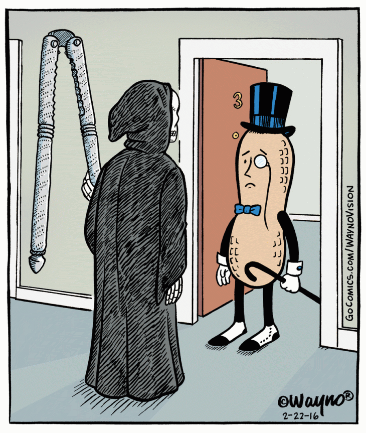 death and peanuts