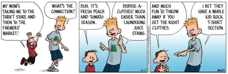 tomatoes and peaches