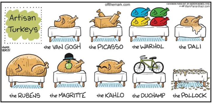 NOV off the Mark turkeys