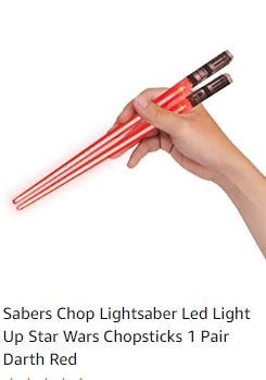lightsaber chopsticks
