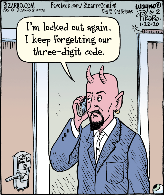 July08 Bizarro 3-digit