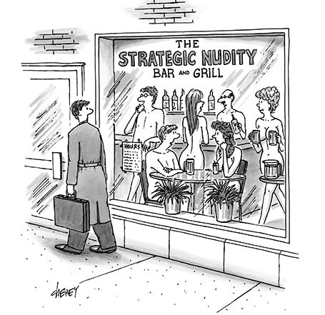 strategic nudity