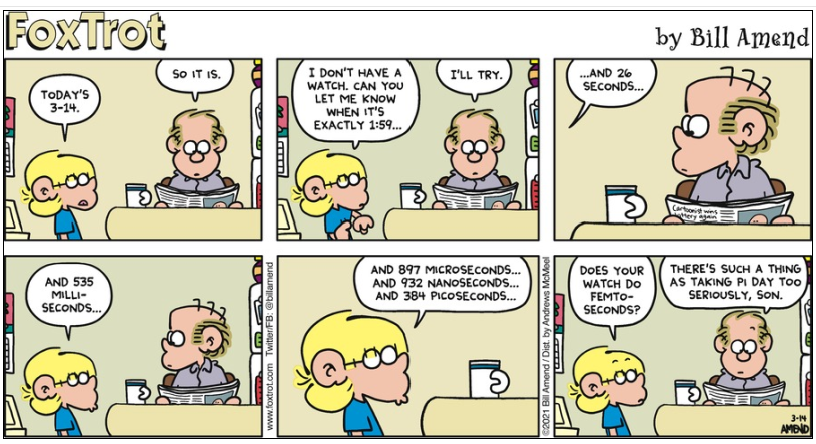 Pi Day | Comics I Don't Understand